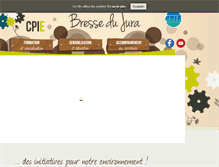 Tablet Screenshot of cpie-bresse-jura.org